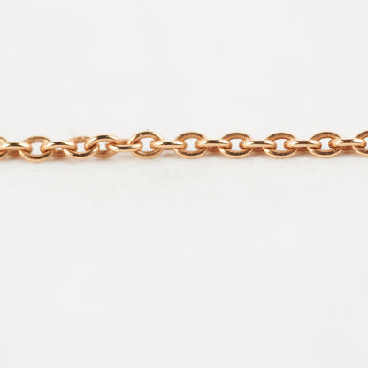 Christian Dior Rose De Vents Yellow Gold with Diamond Necklace