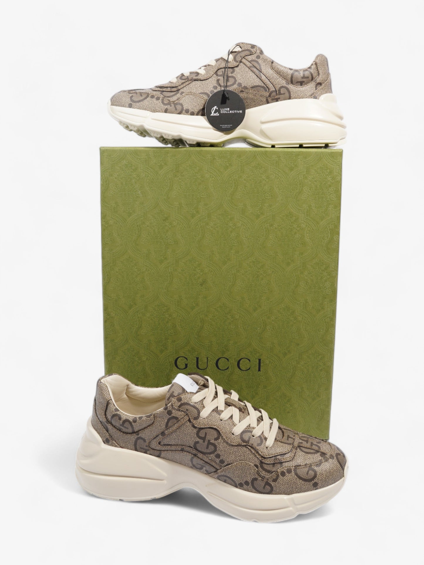 Gucci Rhyton GG Supreme Canvas EU 42 UK 8