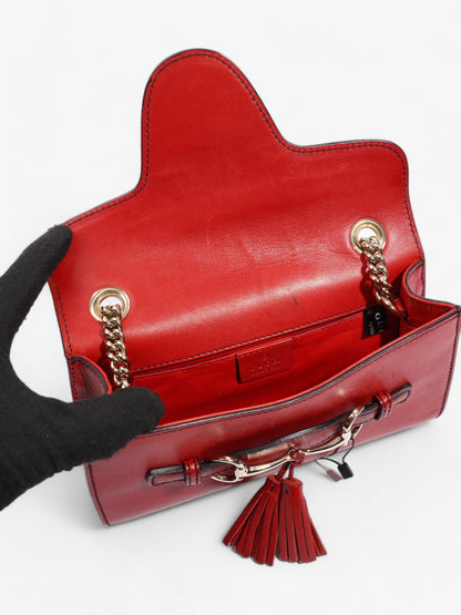 Emily Guccissima  Red Leather