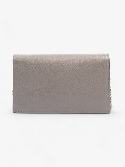 Gucci Betty Chain Wallet Grey Leather