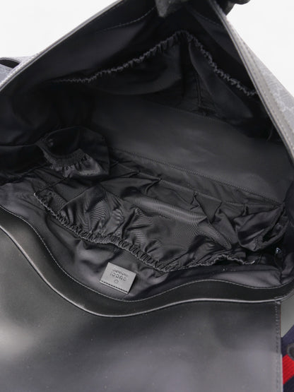 Gucci GG Diaper Bag GG Supreme / Black Coated Canvas Medium