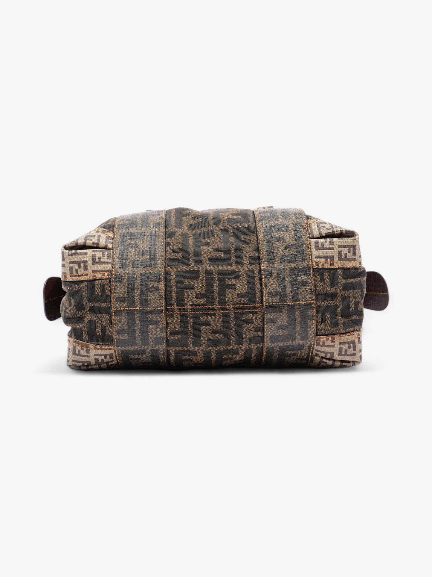 Fendi Boston Brown Zucca Canvas