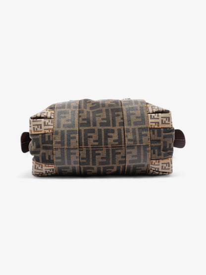 Fendi Boston Brown Zucca Canvas