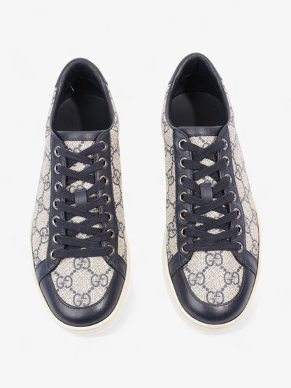 Gucci Brooklyn GG Supreme Sneakers Beige  / Navy Canvas EU 36 UK 3