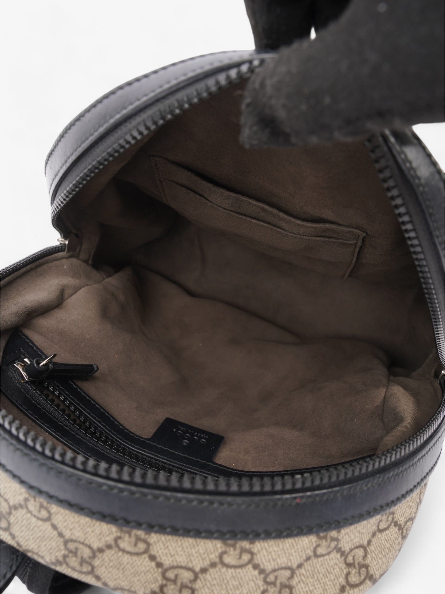Gucci GG Backpack GG Supreme / Black Coated Canvas