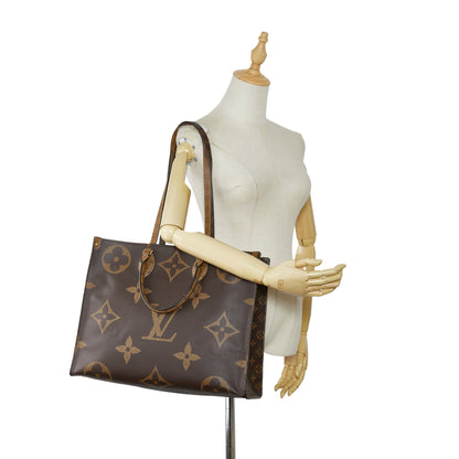 LOUIS VUITTON Monogram Giant Reverse OnTheGo GM Satchel
