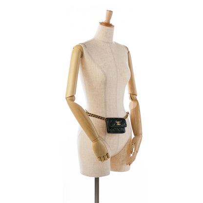 Chanel Twist Caviar Leather Black Shoulder Bag 2