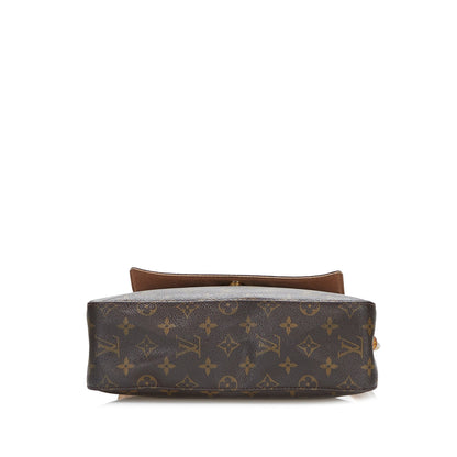 LOUIS VUITTON Monogram Looping Mini Brown