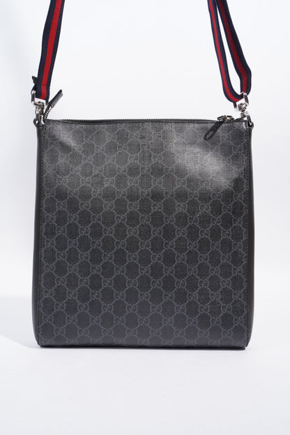 Gucci Night Courrier messenger bag Black GG Supreme Coated Canvas