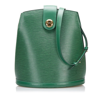 Louis Vuitton Cluny Green Epi