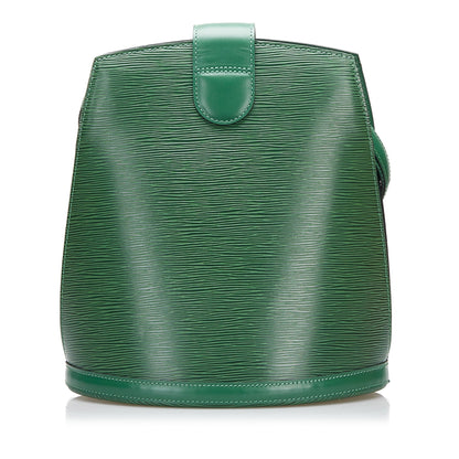 Louis Vuitton Cluny Green Epi