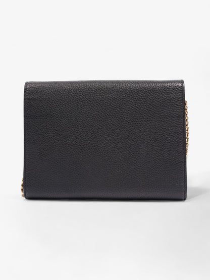 Gucci GG Marmont Chain Wallet Black Leather