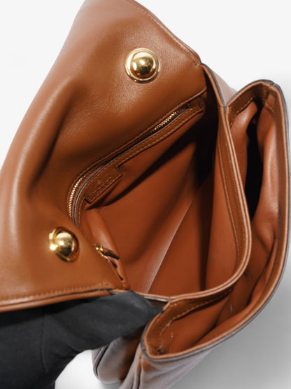 Gucci Blondie Top Handle Bag Brown Leather Medium