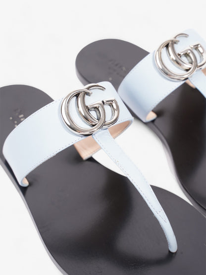 Gucci GG Marmont Sandals Light blue Leather EU 36 UK 3