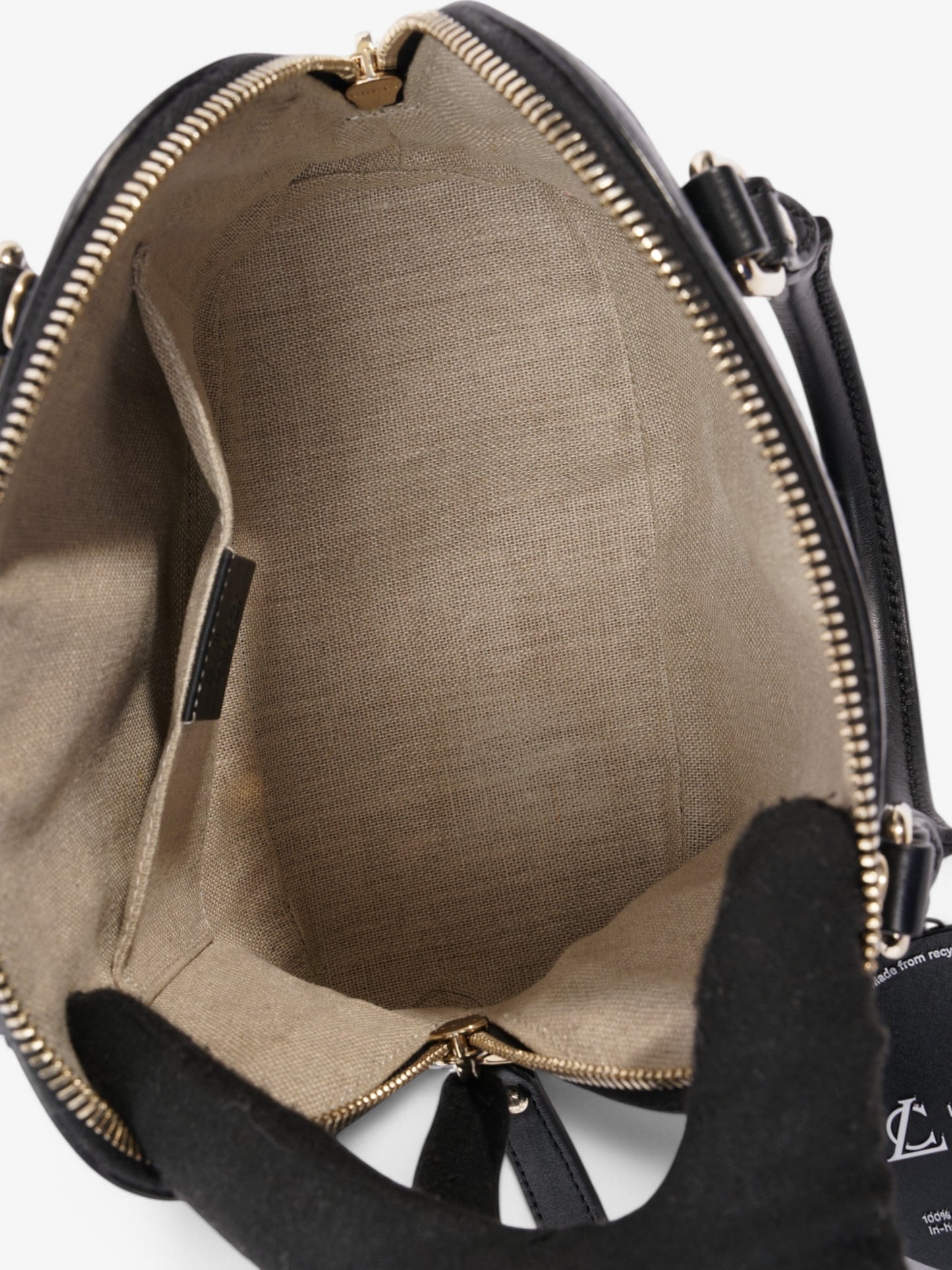 Gucci Microguccissima Dome Bag Black Embossed Leather Mini