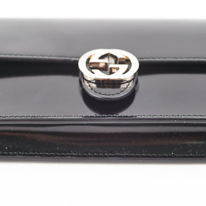 Gucci Wallet on Chain Patent Black