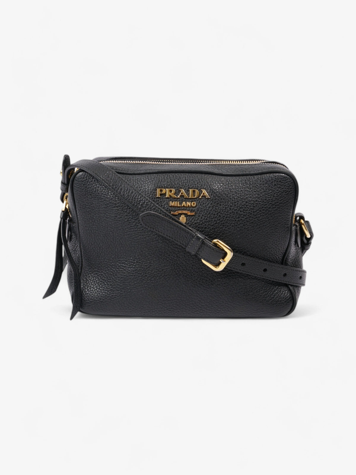 Prada Camera Bag Black Saffiano Leather