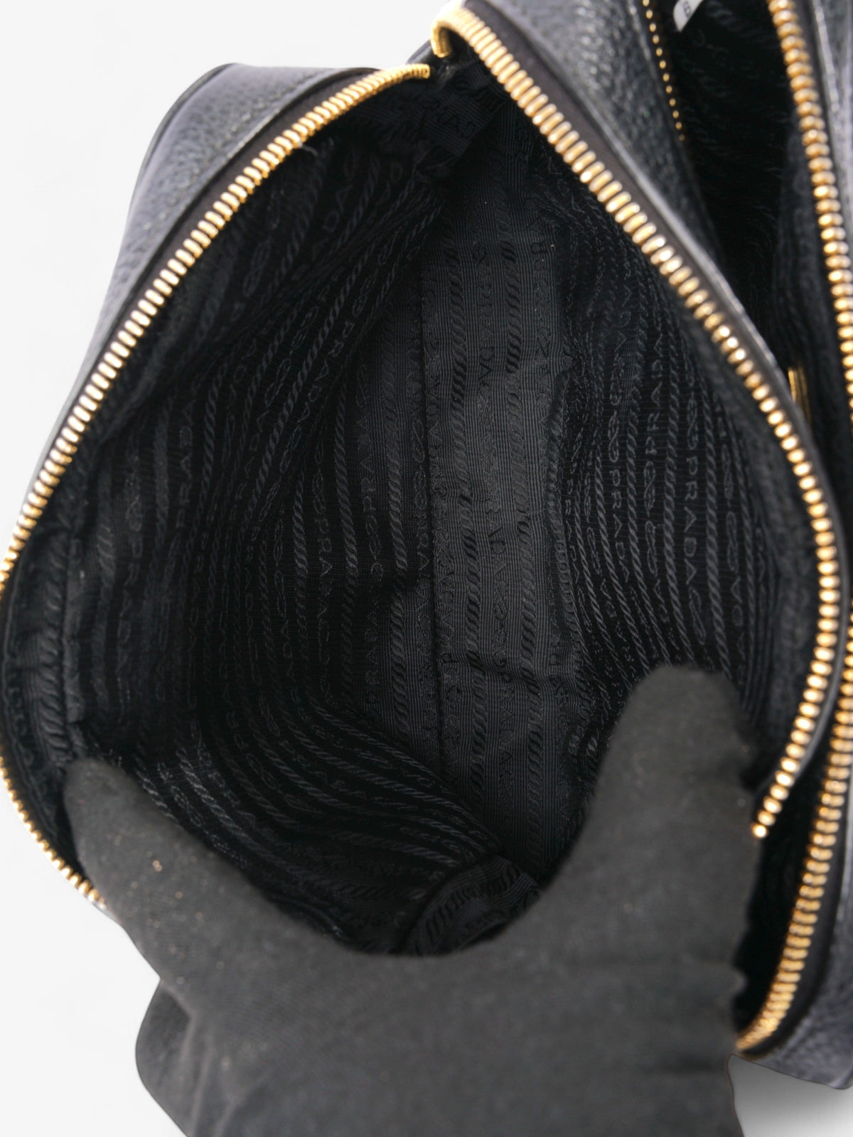Prada Camera Bag Black Saffiano Leather