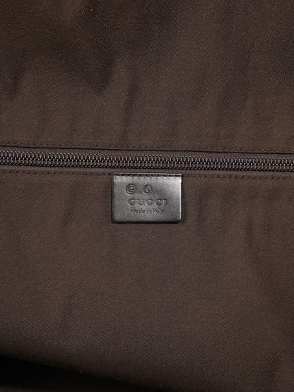 Gucci Boston Travel Bag GG Supreme / Brown Canvas
