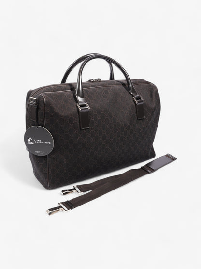 Gucci Boston Travel Bag GG Supreme / Brown Canvas