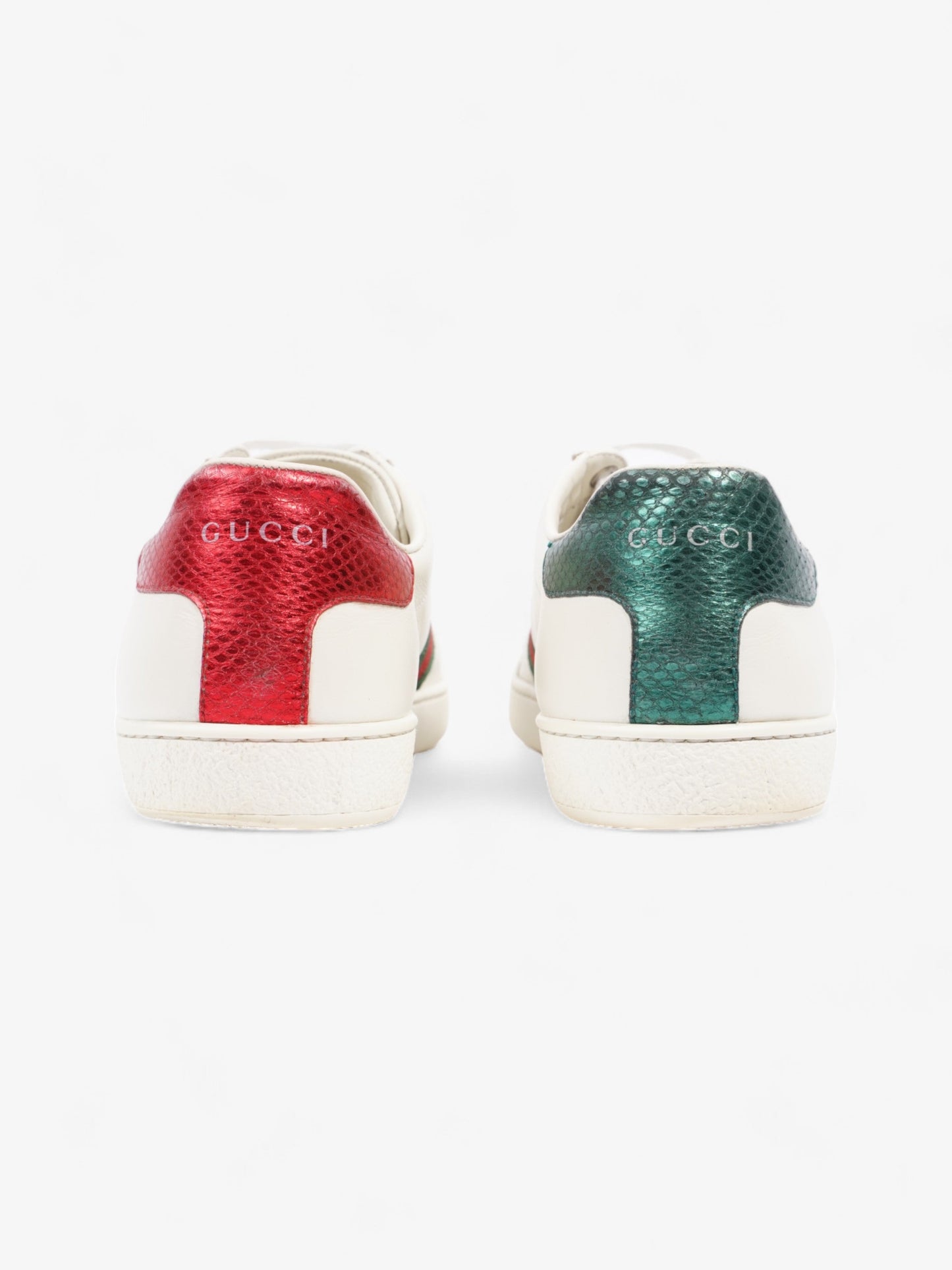 Gucci Ace Embroidered Bee White / Green / Red Leather EU 38.5 UK 5.5