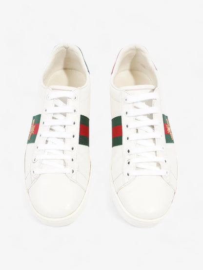 Gucci Ace Embroidered Bee White / Green / Red Leather EU 38.5 UK 5.5
