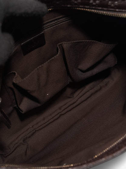 Gucci GG Imprime Messenger Dark Brown Coated Canvas