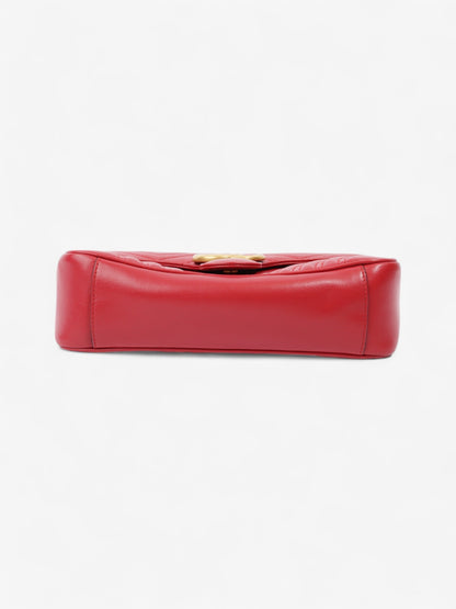 Gucci GG Marmont Red Matelasse Leather Small