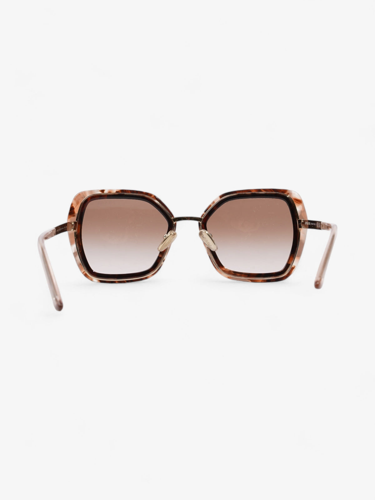 Prada Hexagon Sunglasses Tortoise  Acetate 135mm