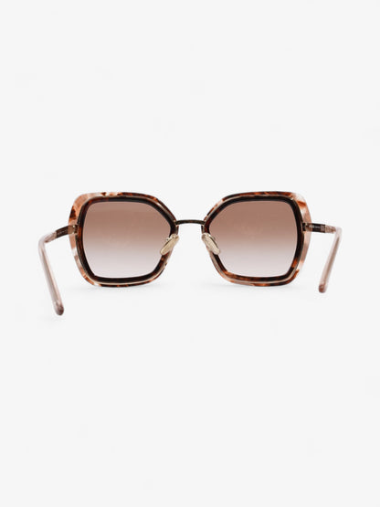 Prada Hexagon Sunglasses Tortoise  Acetate 135mm