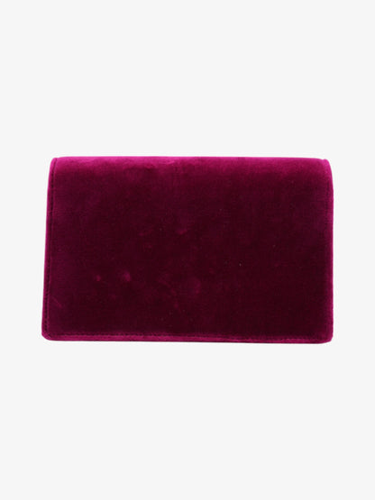 Gucci Dionysus Magneta Velvet Super Mini