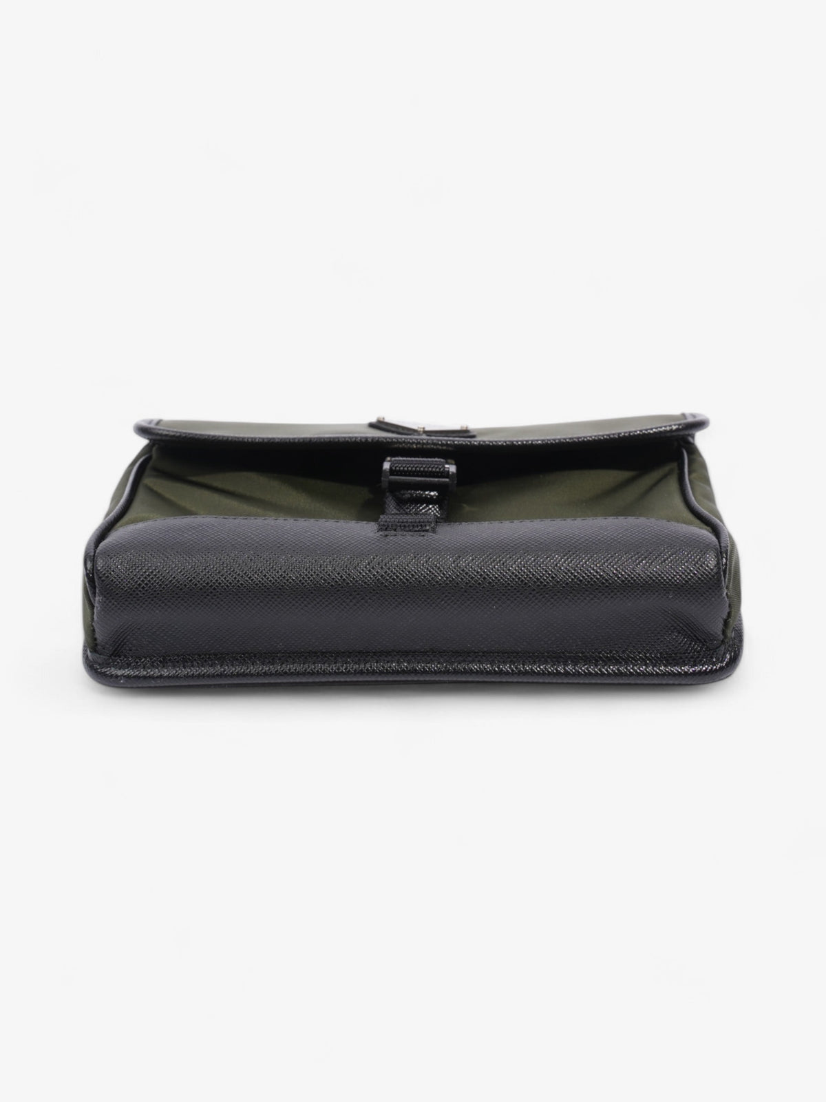 Prada Logo Plaque Smartphone Case Military Green / Black Re Nylon