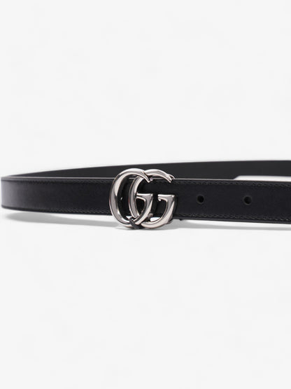Gucci Gucci Marmont belt Black / Silver Leather 95cm/28"