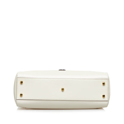 Gucci Jackie 1961 Medium White Leather Gold