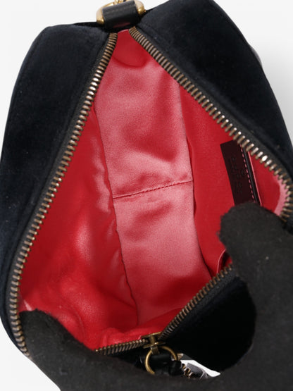 Gucci GG Marmont Crystal Black Velvet Mini