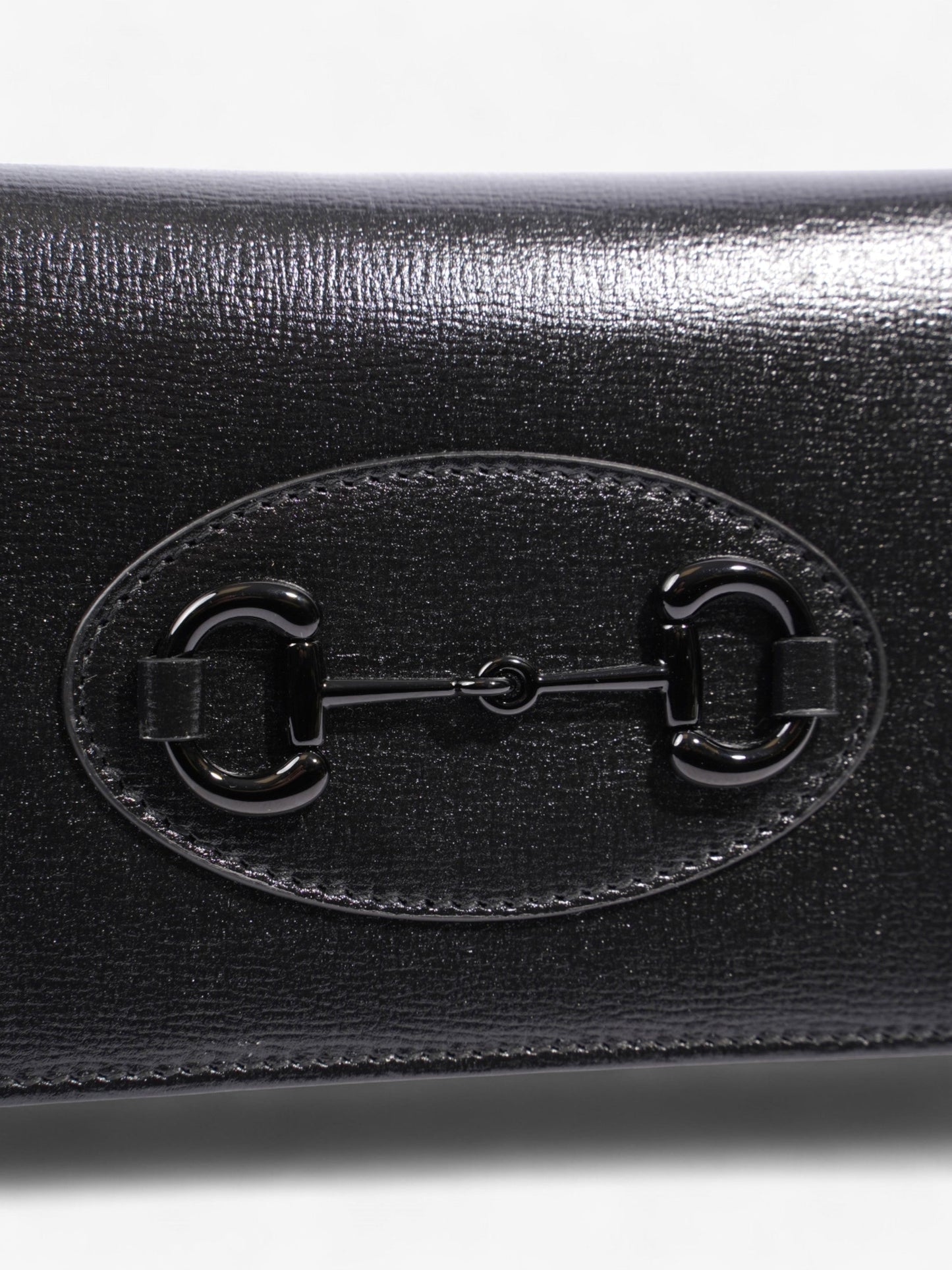 Gucci Horsebit 1955 Wallet on Chain Black Leather