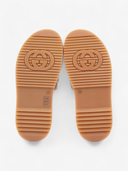 Gucci GG Flora Platform Slides GG Supreme / Multicoloured Canvas EU 38 UK 5