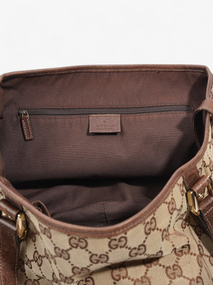 Gucci Abbey Tote GG Supreme / Brown Canvas