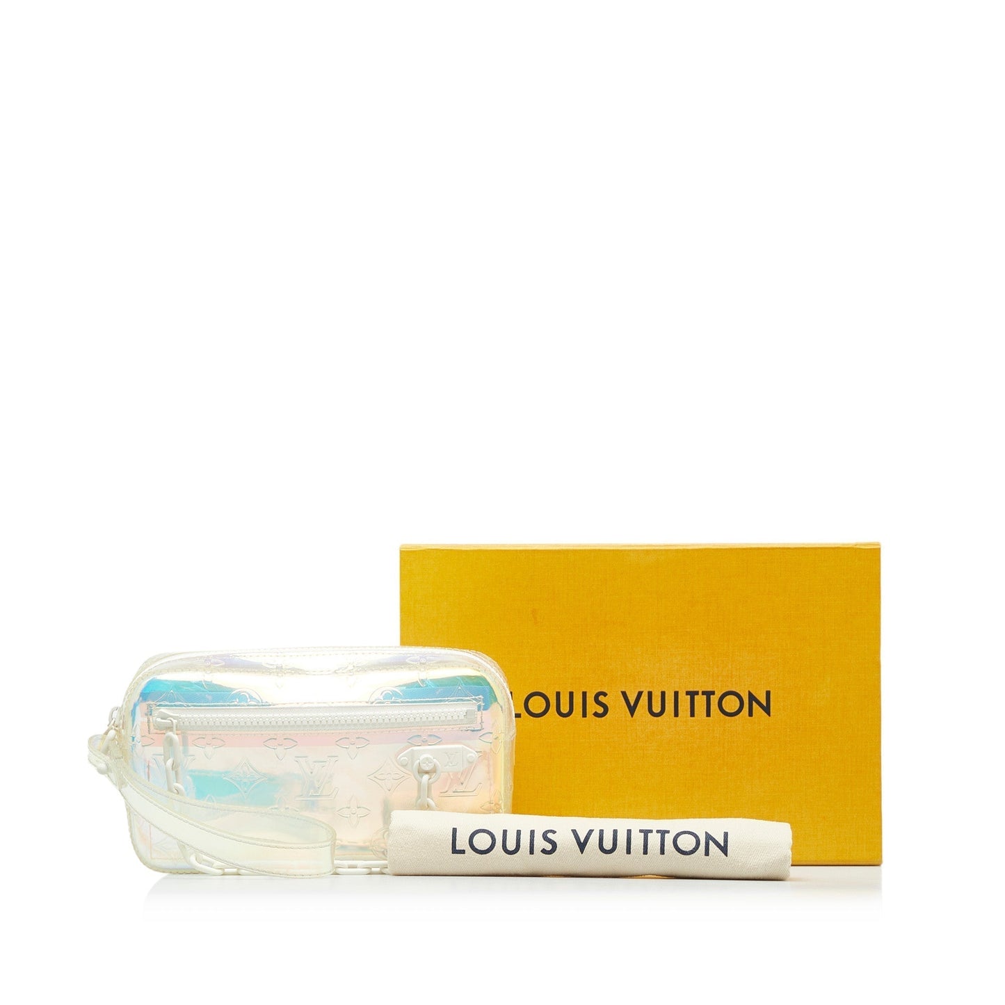 LOUIS VUITTON Monogram Prism Pochette Volga Pouch