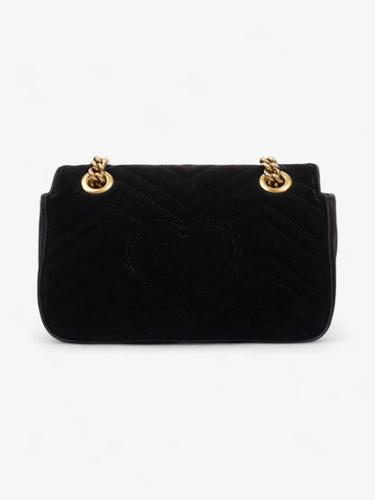 Gucci Marmont Flap Black Velvet Mini