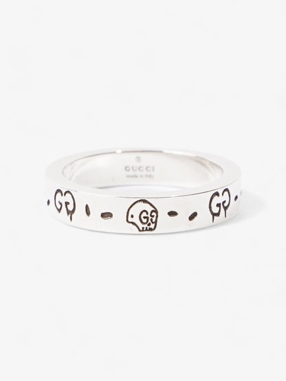 Gucci Ghost Ring Silver Silver Sterling 13 (Circumference - 53mm)