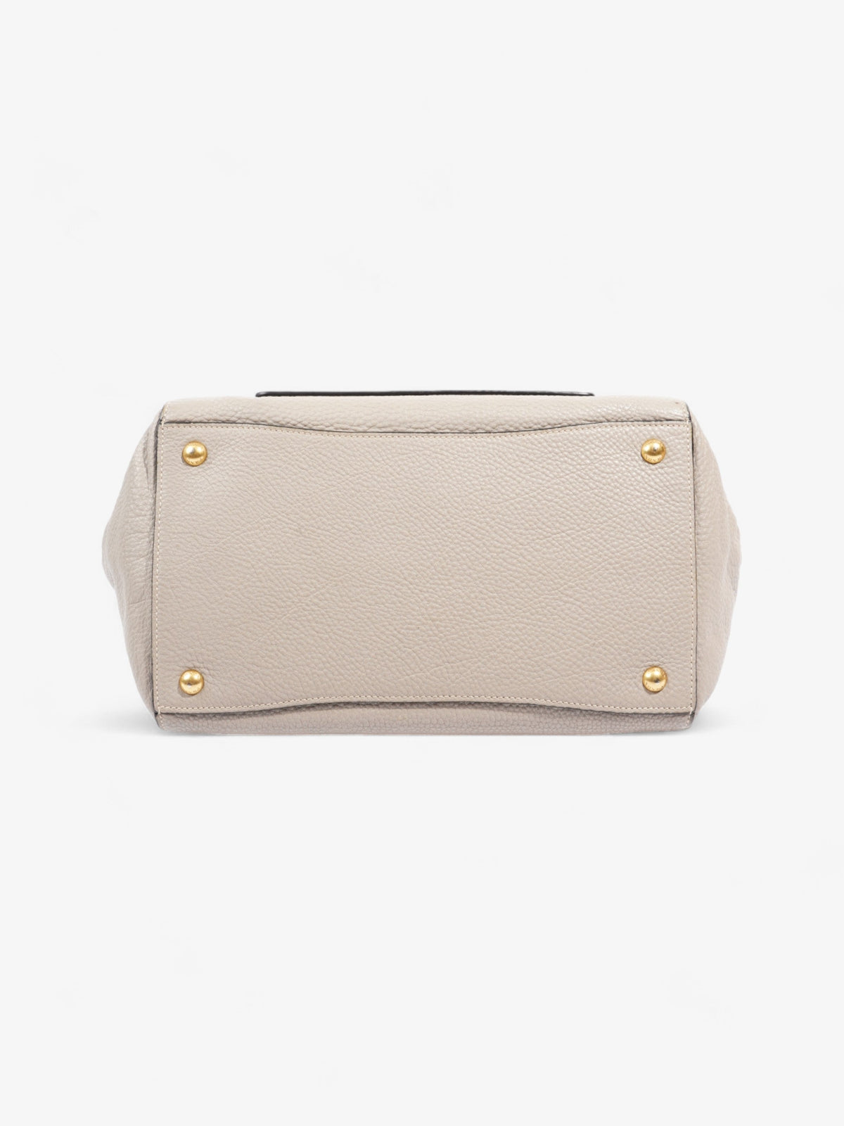 Prada Shopping Tote Grey Leather