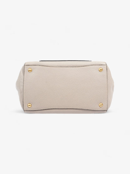 Prada Shopping Tote Grey Leather