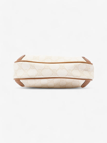 Gucci Vintage GG Camera Bag Tan / Cream Coated Canvas