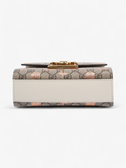 Gucci Padlock Berry Shoulder Bag GG Supreme / Rose Gold Canvas Small