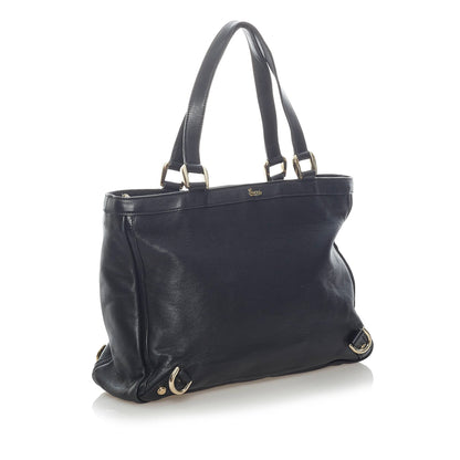 Gucci Abbey D-Ring Leather Tote Bag