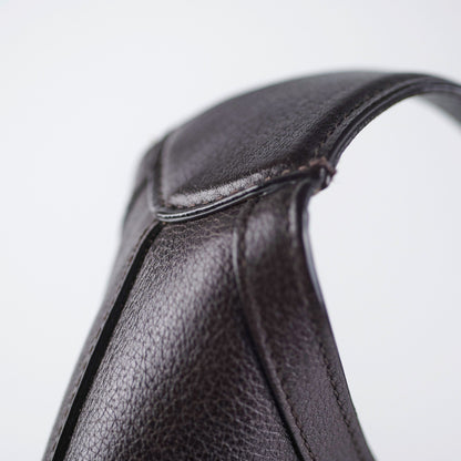 Gucci Jackie Soft Large Shoulder Hobo Bag Dark Brown