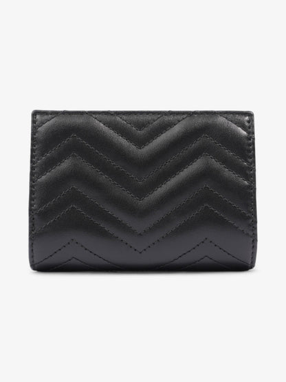 Gucci GG Marmont Wallet Black Matelasse Leather