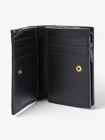 Gucci GG Marmont Wallet Black Matelasse Leather