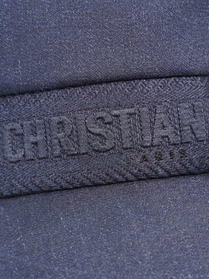Christian Dior DiorTravel Cap  Navy Blue Cotton 58